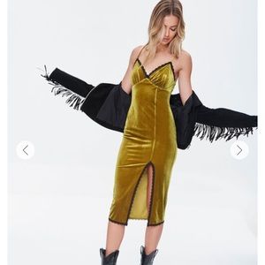 Velvety Slip Dress